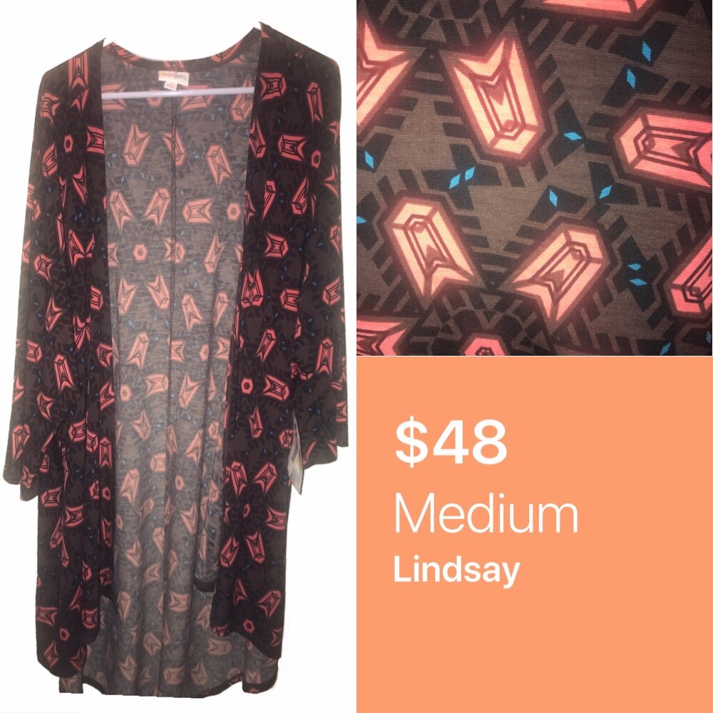 #15 LuLaRoe Lindsay Kimono - Large - BNWT